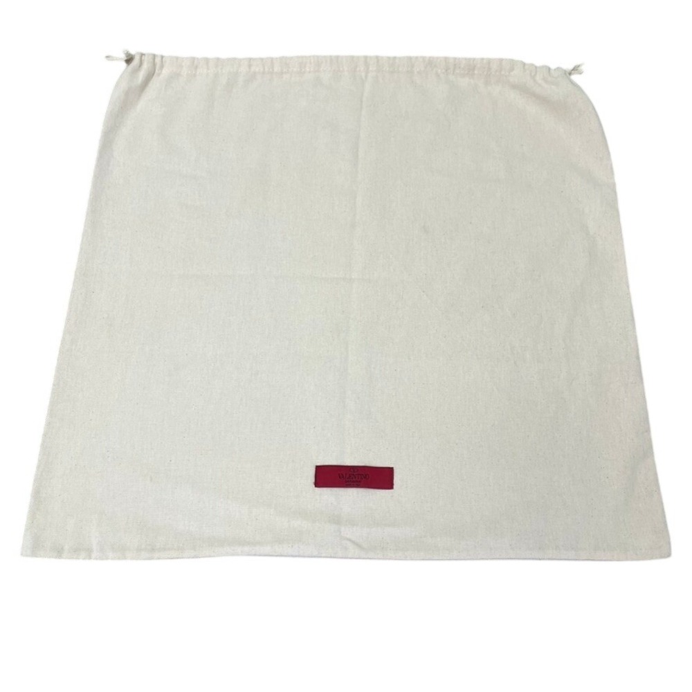 Valentino Garavani Dust Bag Cream Large Drawstring Made in Italy 20.5x21